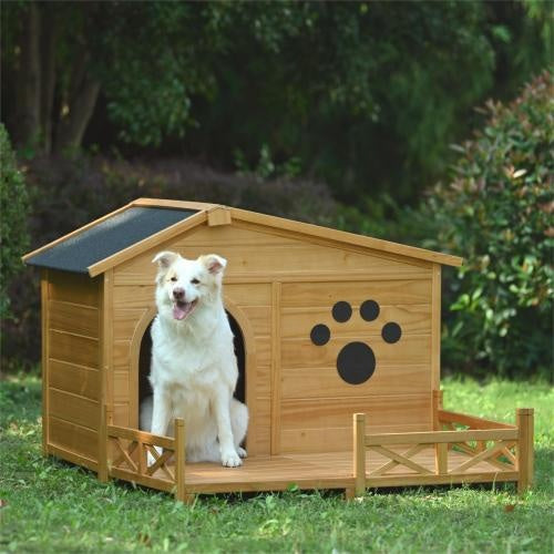 Wooden Dog House Outdoor