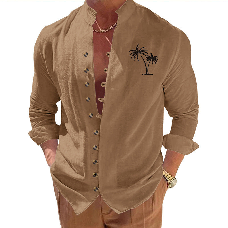 Coconut Vintage Print Slim Men's T-shirt