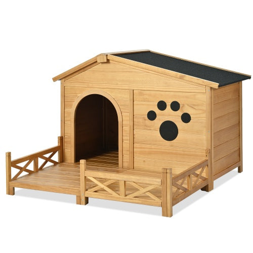 Wooden Dog House Outdoor