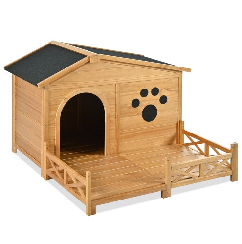 Wooden Dog House Outdoor