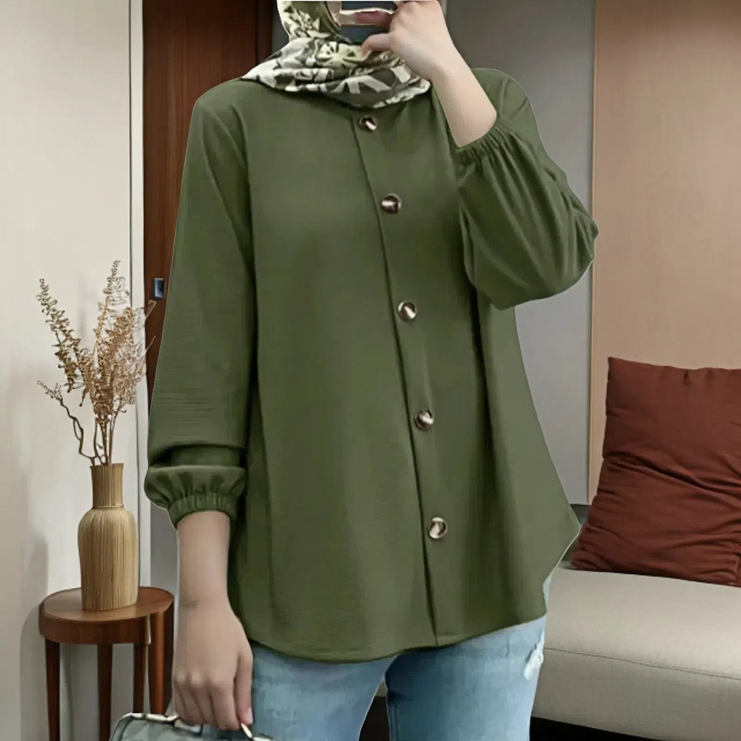 Cuff Blouse