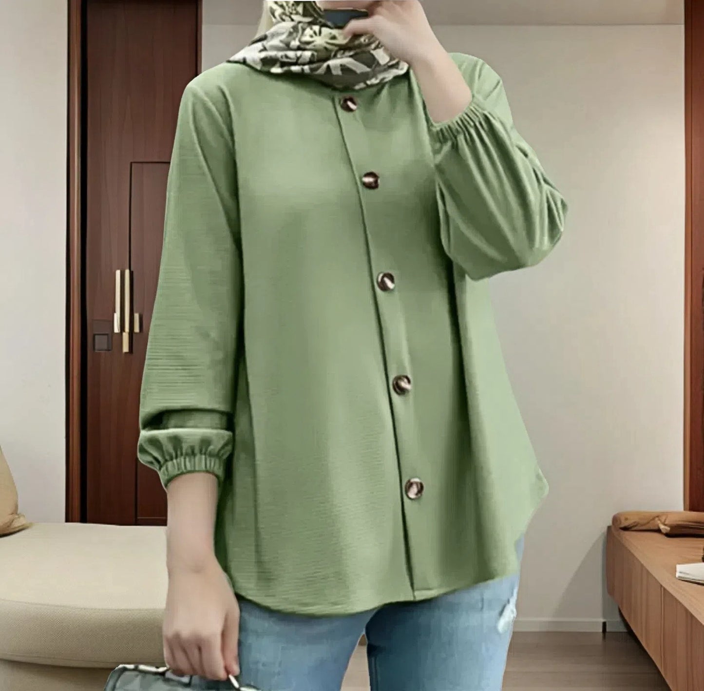 Cuff Blouse