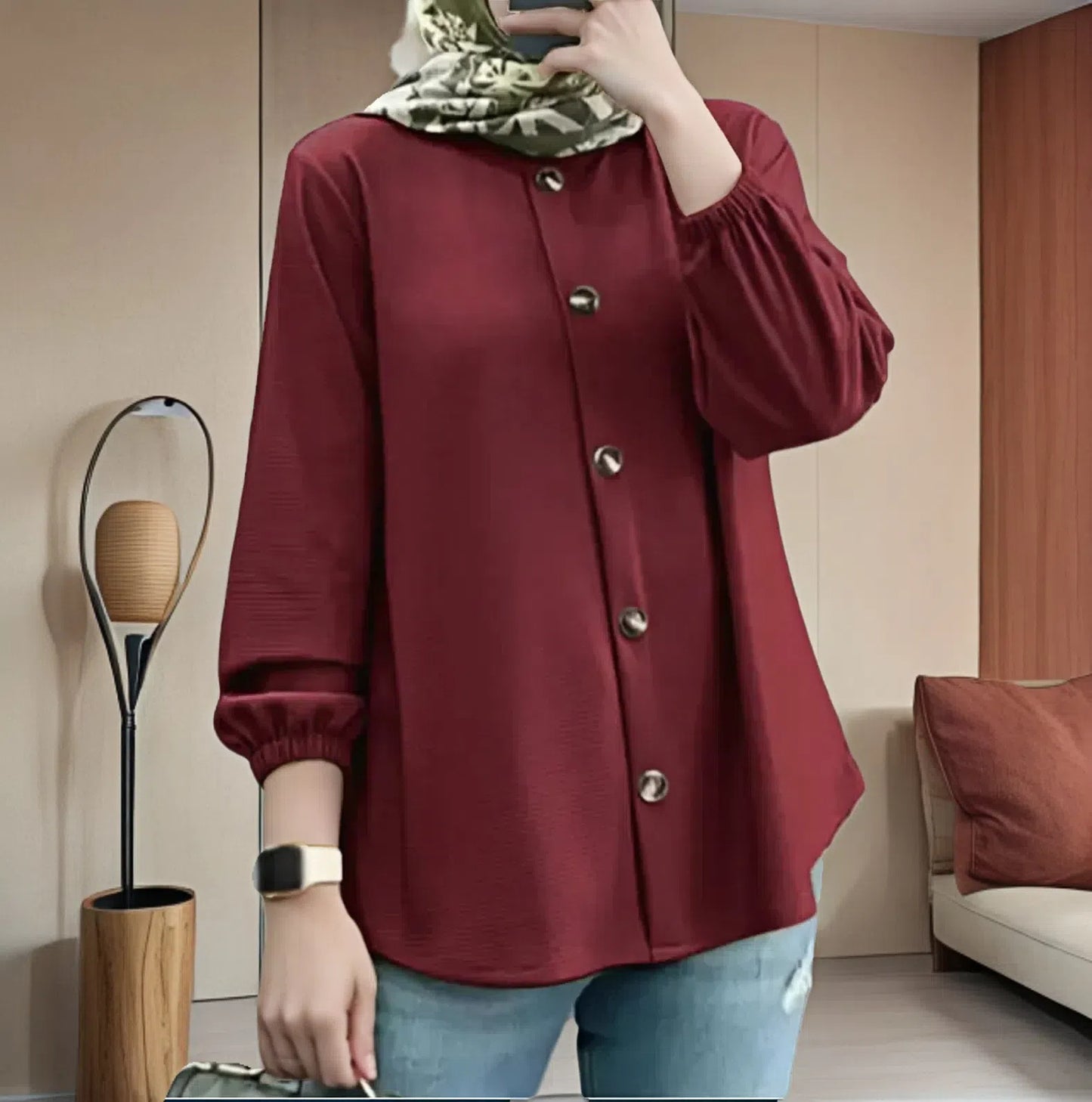 Cuff Blouse