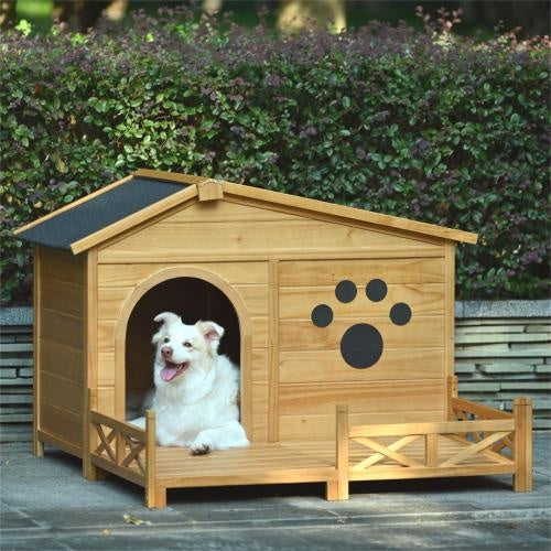 Wooden Dog House Outdoor