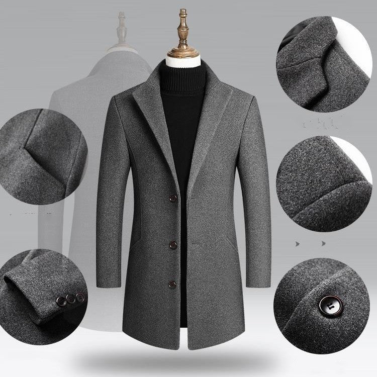 Woolen Coat Men