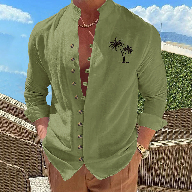 Coconut Vintage Print Slim Men's T-shirt
