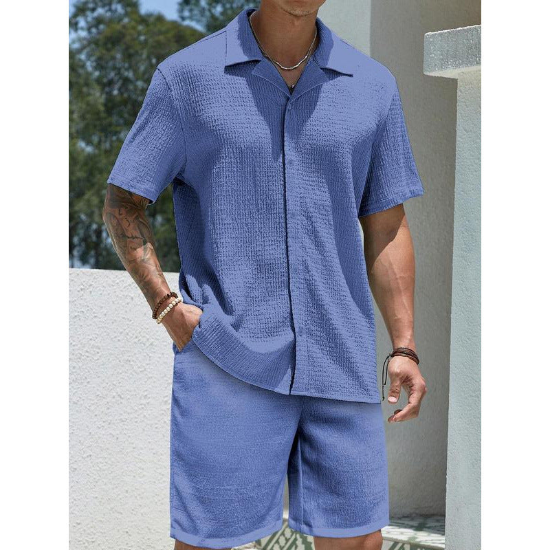 Single Suite Men's Shirt And Shorts