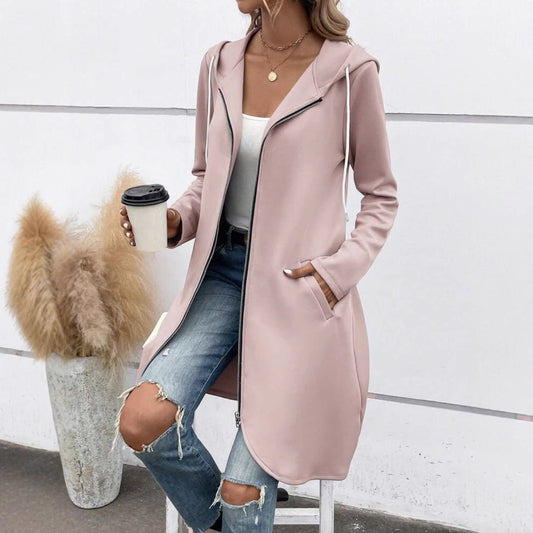 Long Velvet Lining Sweatshirt
