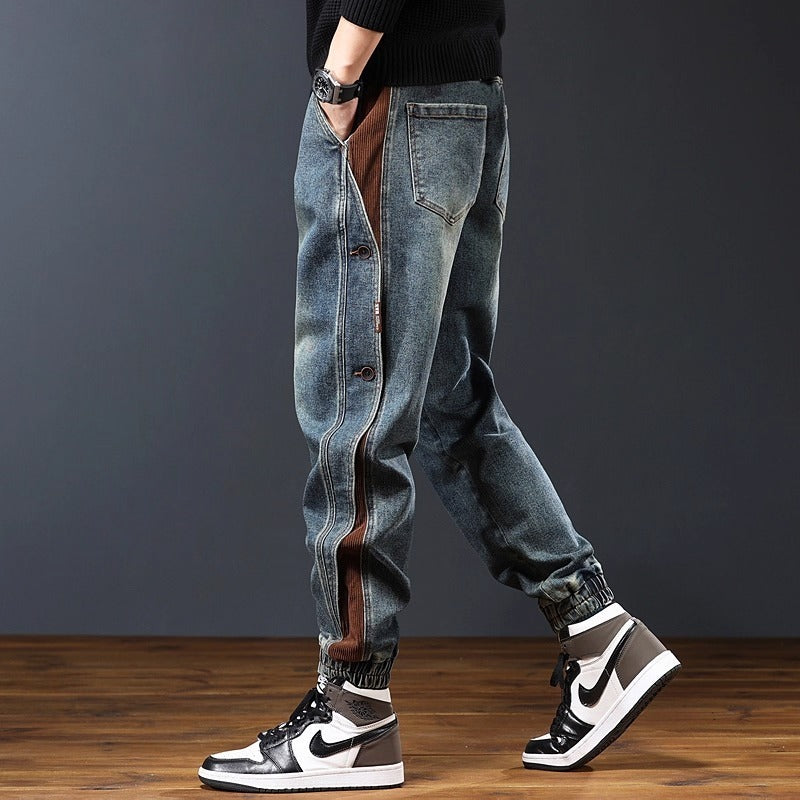 American  Trendy Ankle Banded Pants