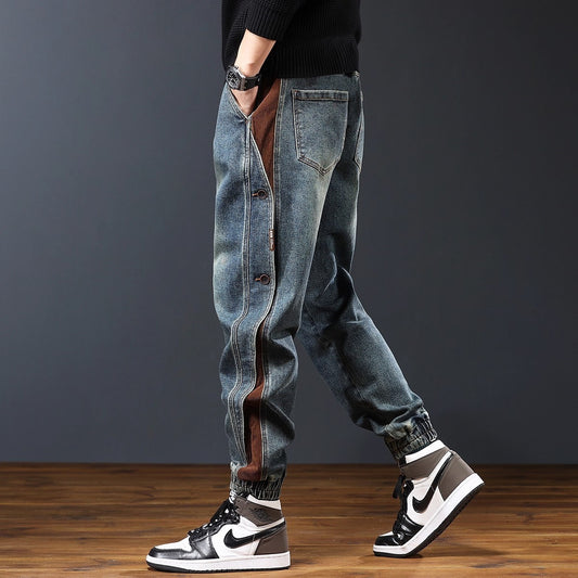 American  Trendy Ankle Banded Pants
